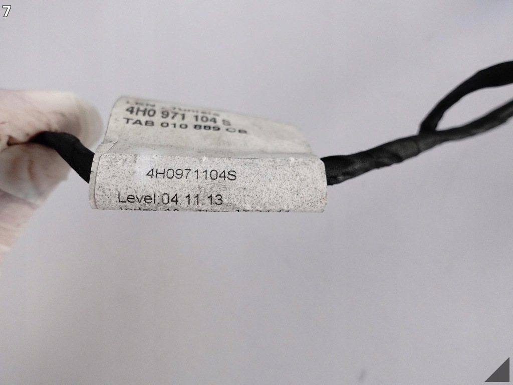 фото №8, Audi a8 4h0 d4 lift 13-17 электропроводка жгут + 4 датчики pdc бампер задняя