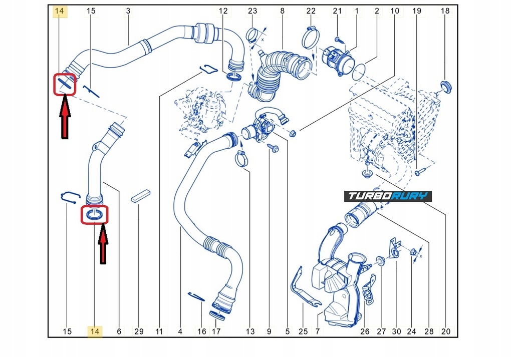 фото №7, Прокладка ущільнювальне кільце renault scenic megane iii 1.5 dci