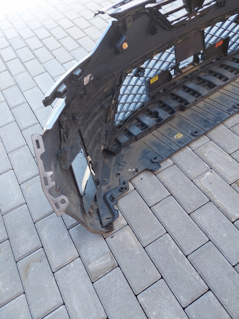 фото №8, Бампер передний решётка радиатора + плита clio v rs