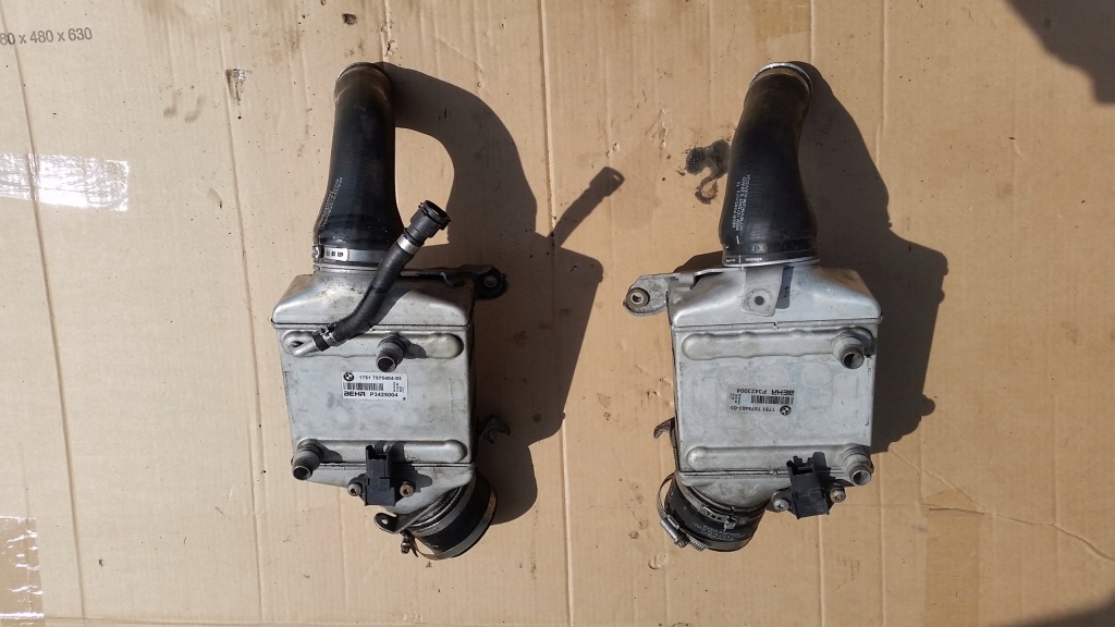 Купить Интеркулер левый/правый 4.4 v8 bmw f07 f11 f01 f02 x5