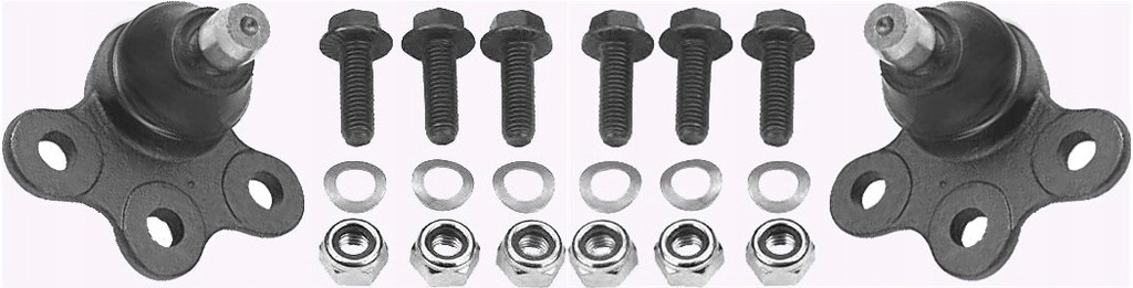 фото №1, 2 шарніри важеля перед opel combo corsa c tigra