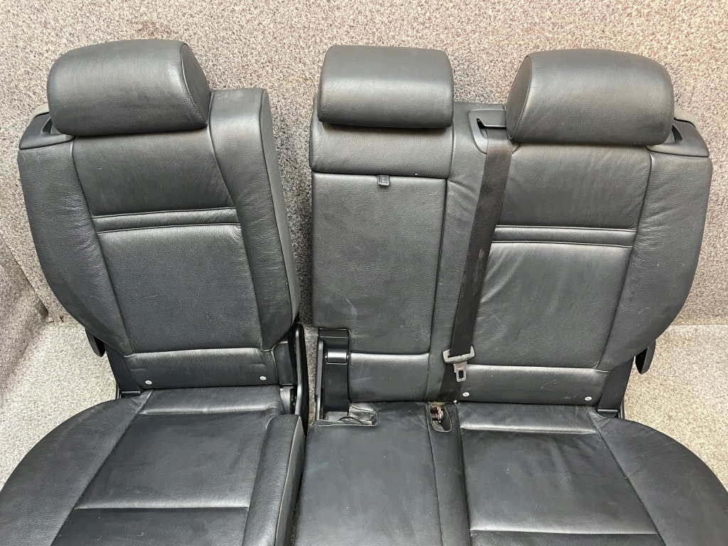 Заднє сидіння задня сидіння задня ii drugi ряд шкіра czarna bmw x5 e70 7 осіб kamper Зі Шроту