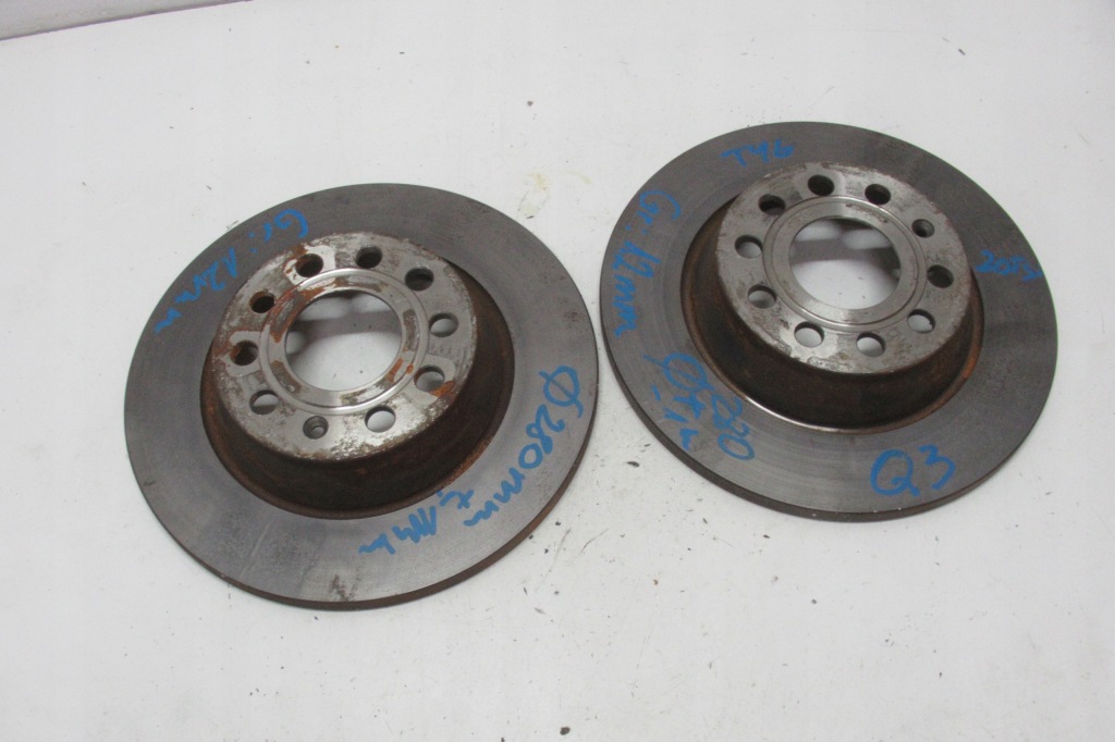 фото №1, Audi q3 11r гальмівні диски гальмівні задня комплект