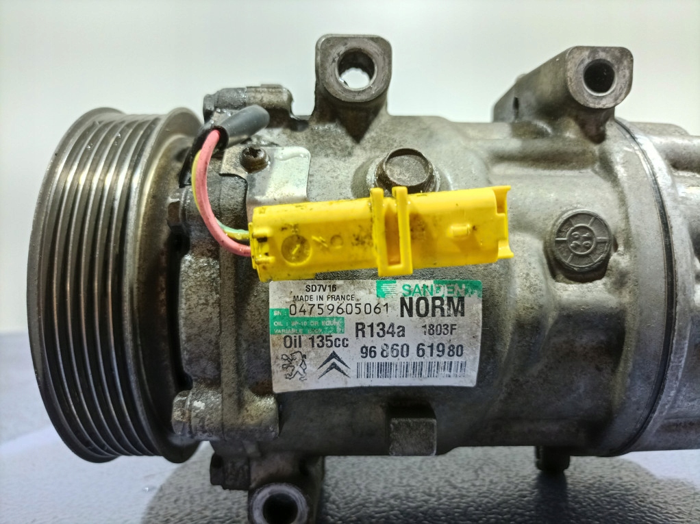 фото №5, Peugeot 807 lift 2.2 hdi 4h01 170 km компрессор кондиционера 9686061980