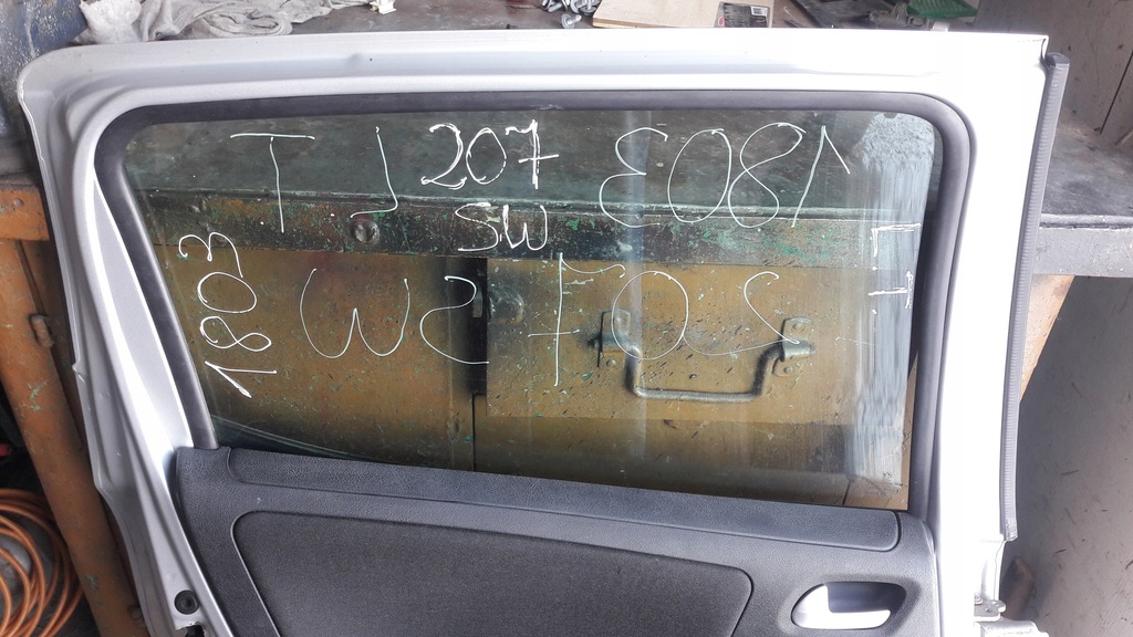 фото №7, Дверь левый задняя peugeot 207 sw