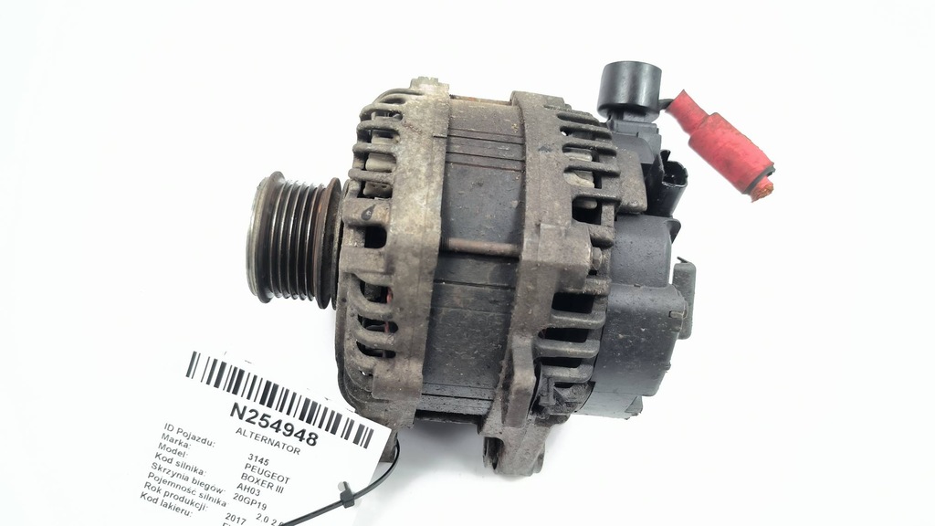 фото №1, Генератор 9805343480 peugeot boxer iii