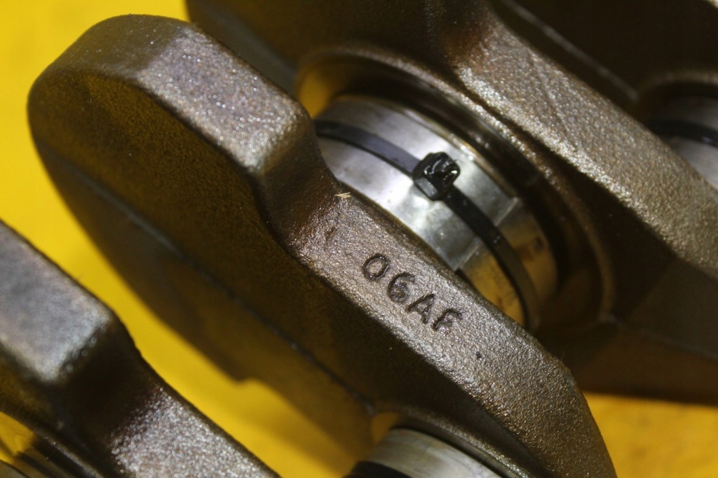 фото №9, Wał коленчатый audi a4 b6 vw touran caddy seat leon ii 2.0 b awa alt blx 06af