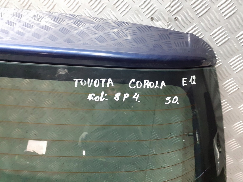фото №9, Кришка багажника багажника toyota corolla e12 8p4