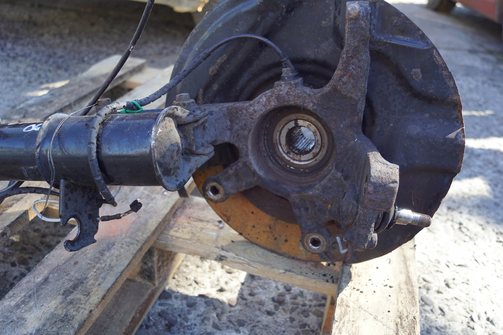 фото №5, Поворотный кулак пневмоподушка левый перед range l322 3.0d