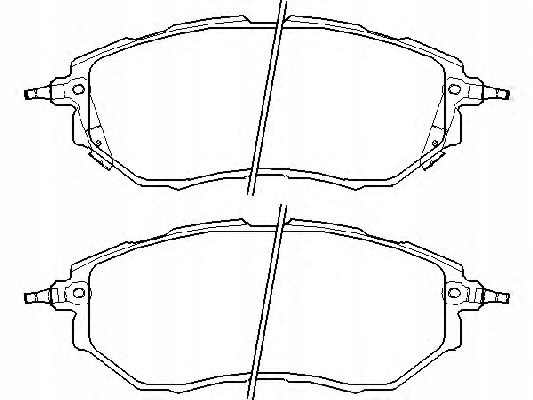 фото №1, Тормозные колодки ham. перед subaru tribeca 05-, legacy 03-