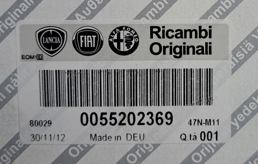 фото №5, Оригінал fiat датчик лямбда-зонд 55202369