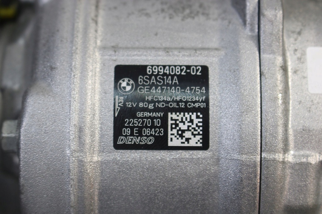 фото №8, Bmw 4 g23 насос кондиционера 6994082 кондиционер компрессор компрессор denso 63at -