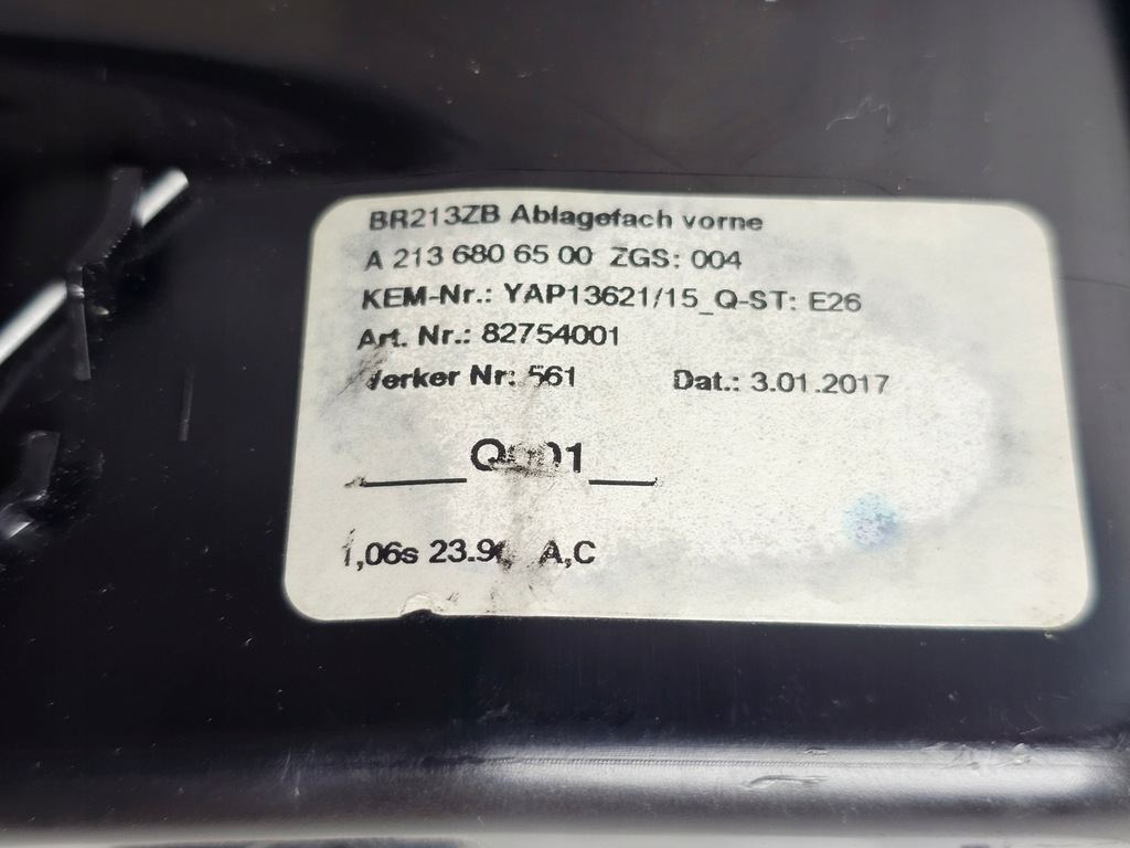 фото №12, Dekor тунель панель середній керування перемикач консолі mercedes w213