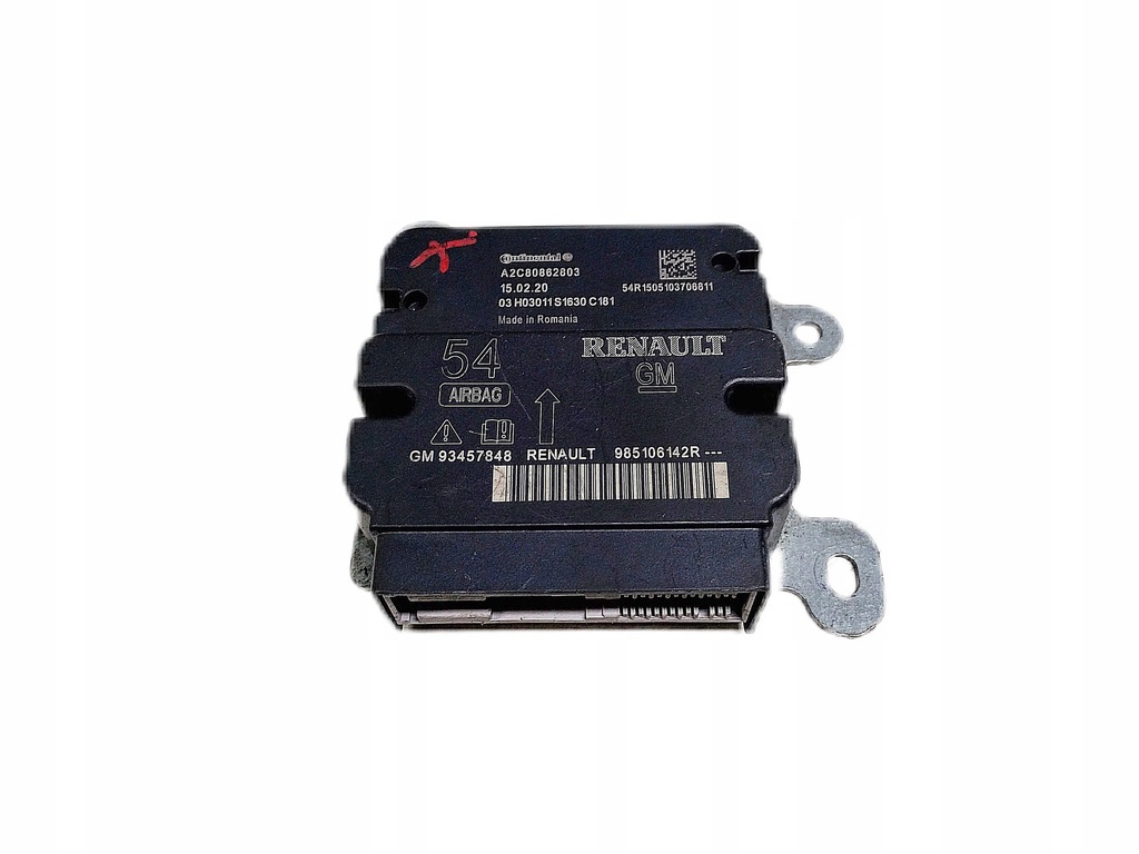 фото №1, Renault модуль датчик подушка безпеки 985106142r europa