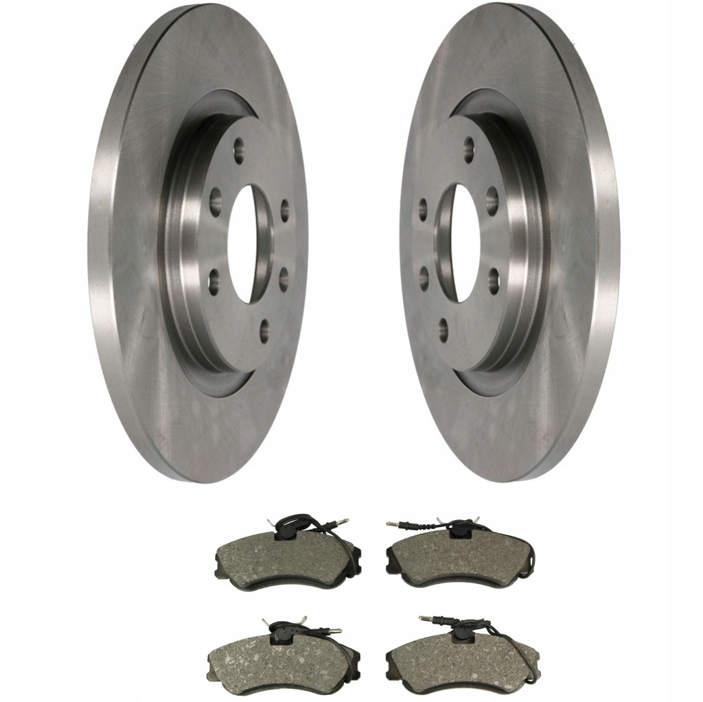 фото №1, Тормозные диски +тормозные колодки citroen berlingo c2 c3 266 x 13