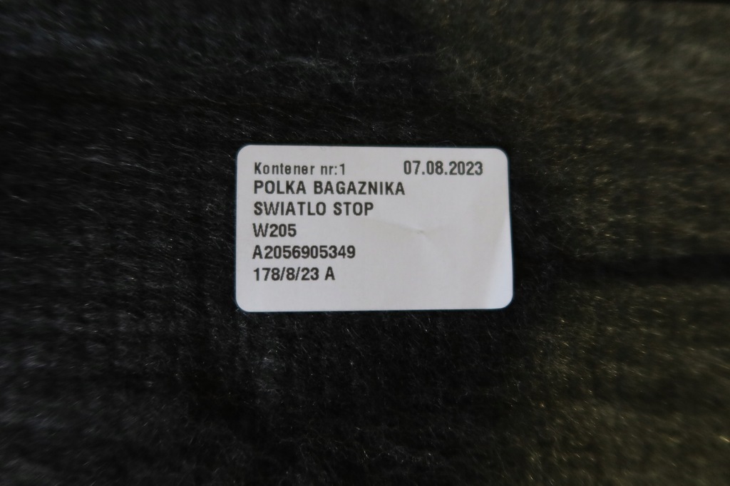 фото №12, Полиця багажника світло стоп w205 a2056905349