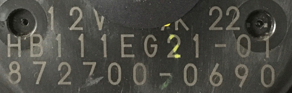 фото №4, Вентилятор воздуходувка обдув mazda 2 1.3 2007-2015