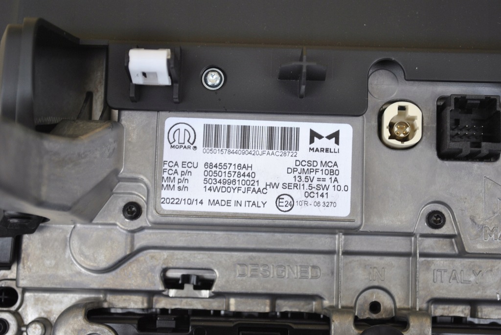 фото №3, Jeep compass ii дисплей радіо панель навігація 68455716ah ideał