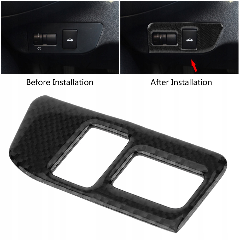 фото №10, Наклейки na кнопка заднего переключателя багажника с волокна угольный dla