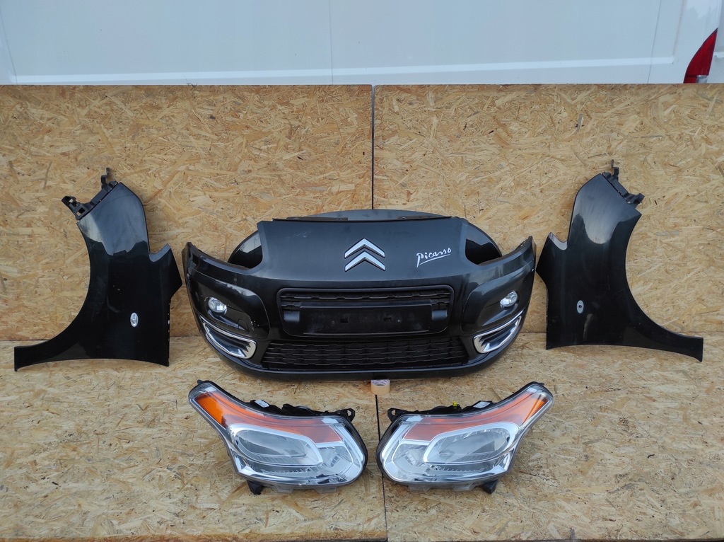 фото №1, Kompletny перед капот бампер лампи c3 picasso