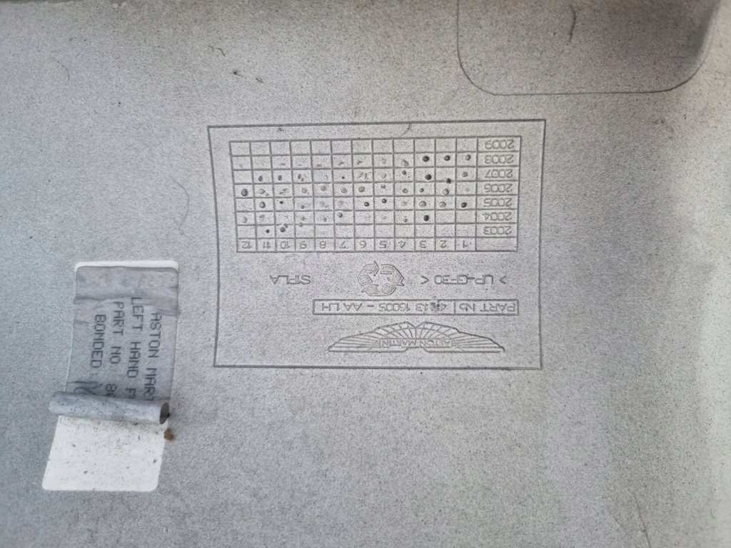 фото №9, Aston martin db9 крыло левый перед передний 4g43-16005