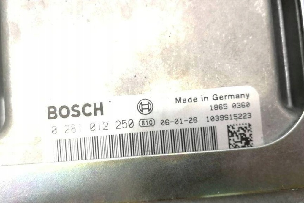 фото №8, Бортовий комп'ютер двигуна ecu honda fr-v be 0281012250 2.2l дизель 103kw 2006