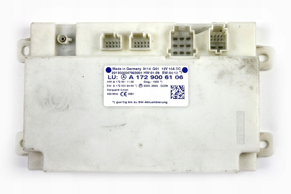 фото №1, Mercedes slk cls r172 модуль блок керування keyless