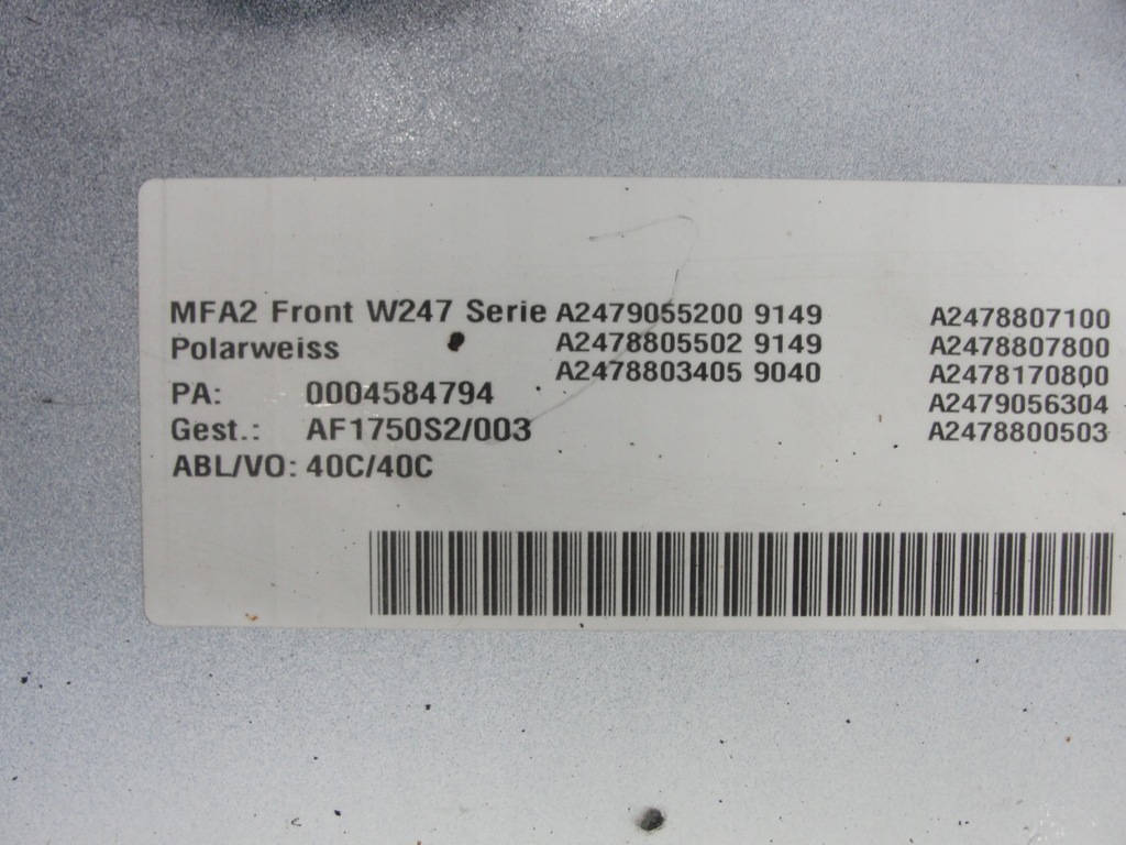 фото №15, Бампер перед mercedes b-klasa w247 2018-