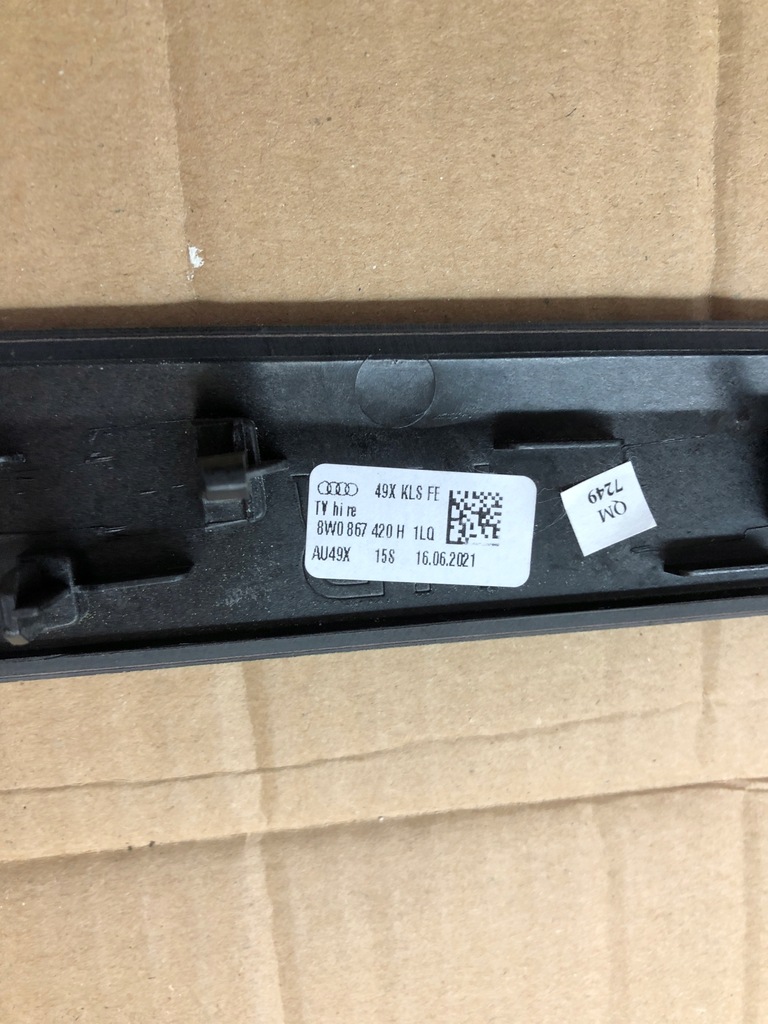 фото №15, Декори накладки салону black piano 1lq rs5 s5 a5 8w sportback s-line