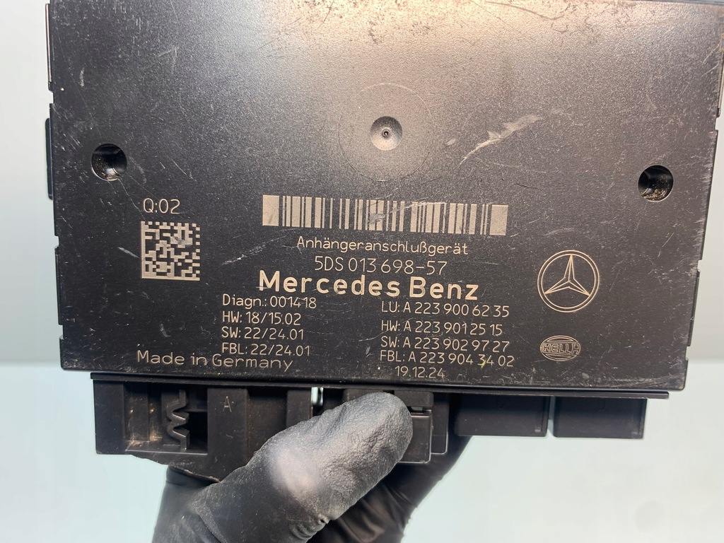 фото №7, Mercedes w206 w223 блок управления модуль фаркоп буксировочный a2239006235