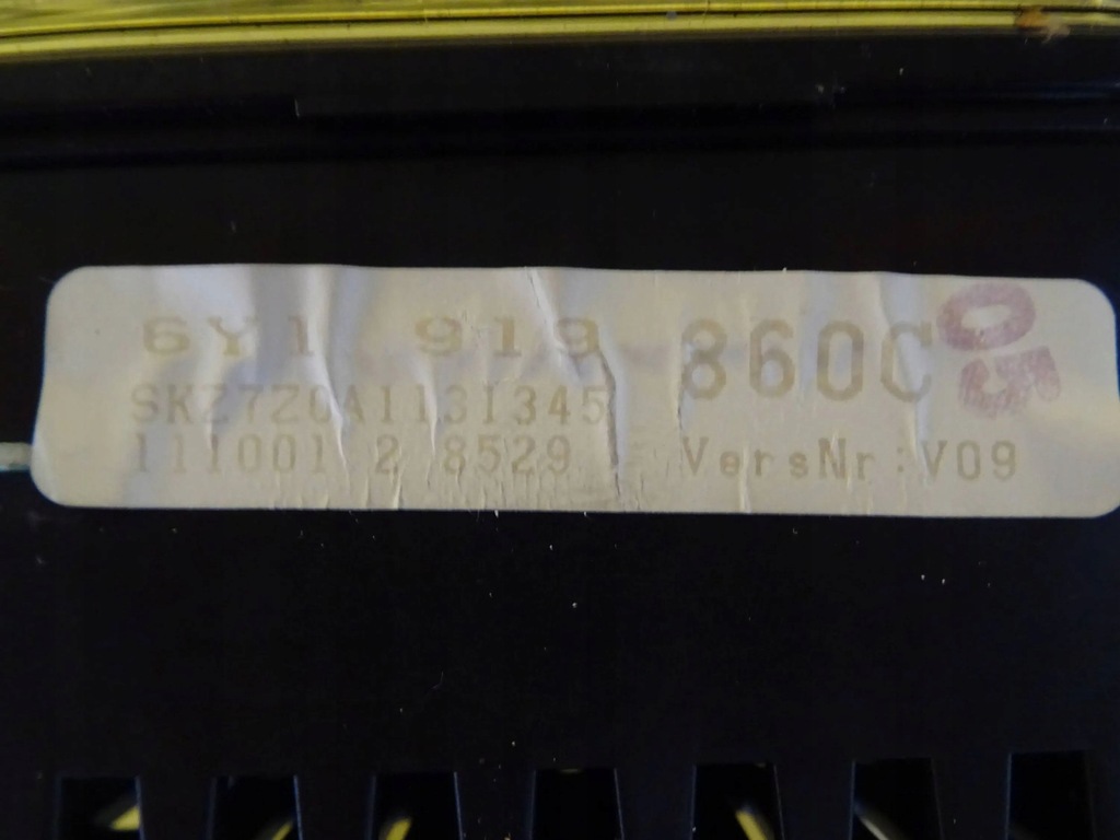 фото №5, Лічильник приладова панель skoda fabia mk1 13128297de nr385