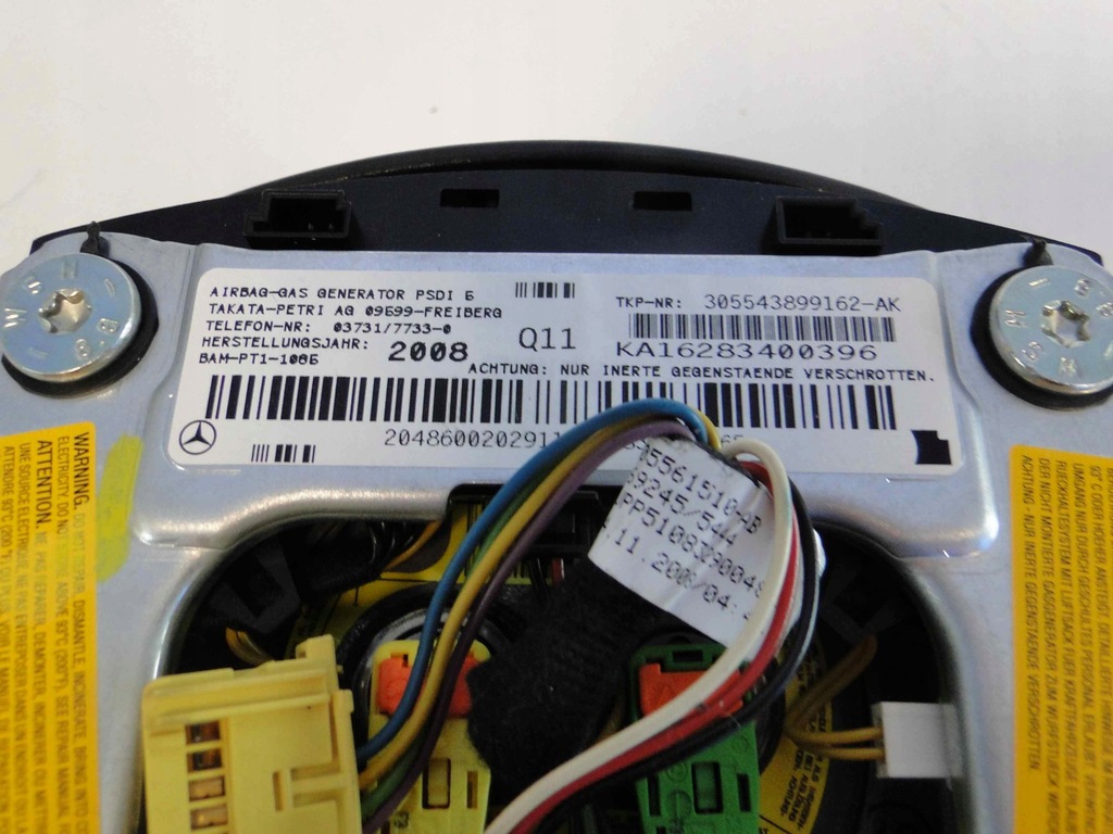 фото №12, Mercedes glk x204 204 подушка w руль подушка безопасности