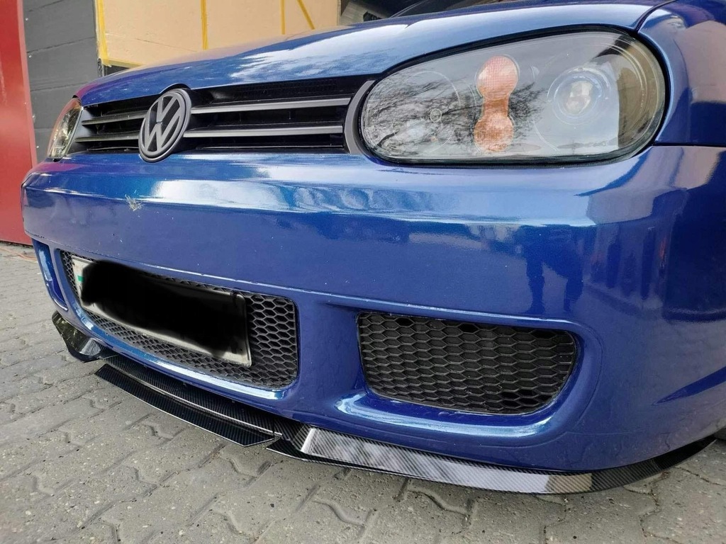 фото №9, Новый cupra bat lip 4 szt. сплиттер передний бампера pokryty węgiem с красный przodem