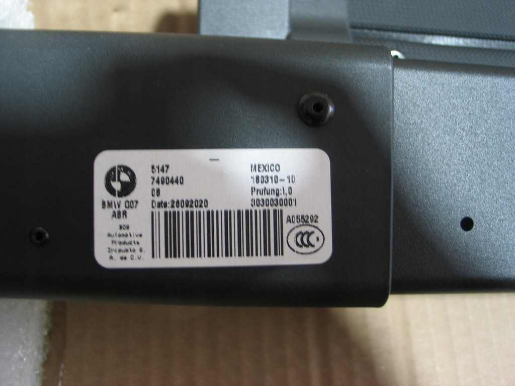 фото №9, Шторка багажника bmw x7 g07 7490440 nowa оригінал