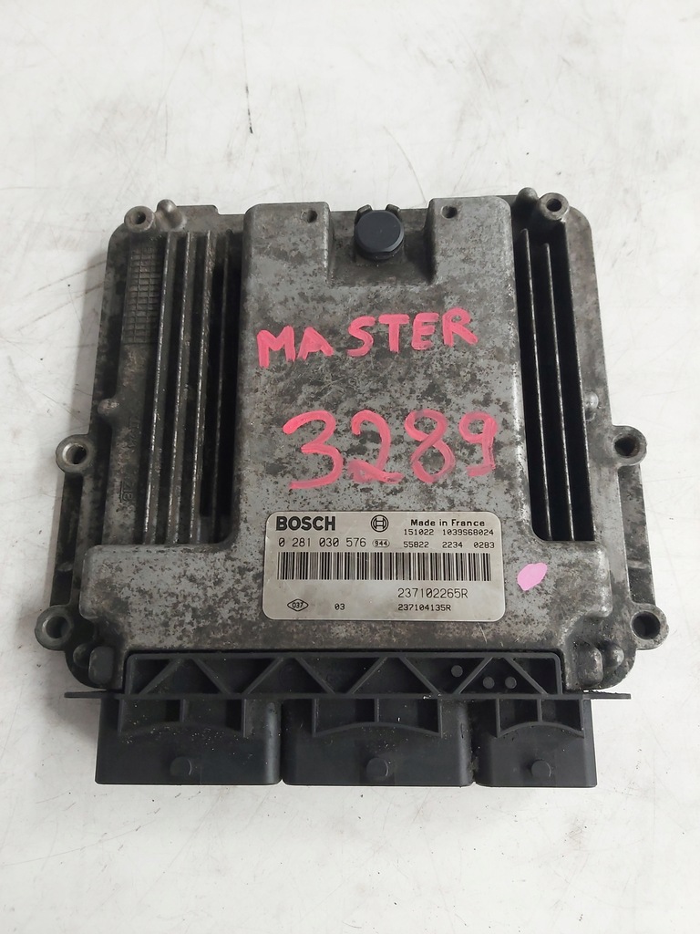 фото №1, Renault master блок керування двигуна bosch 0281030576