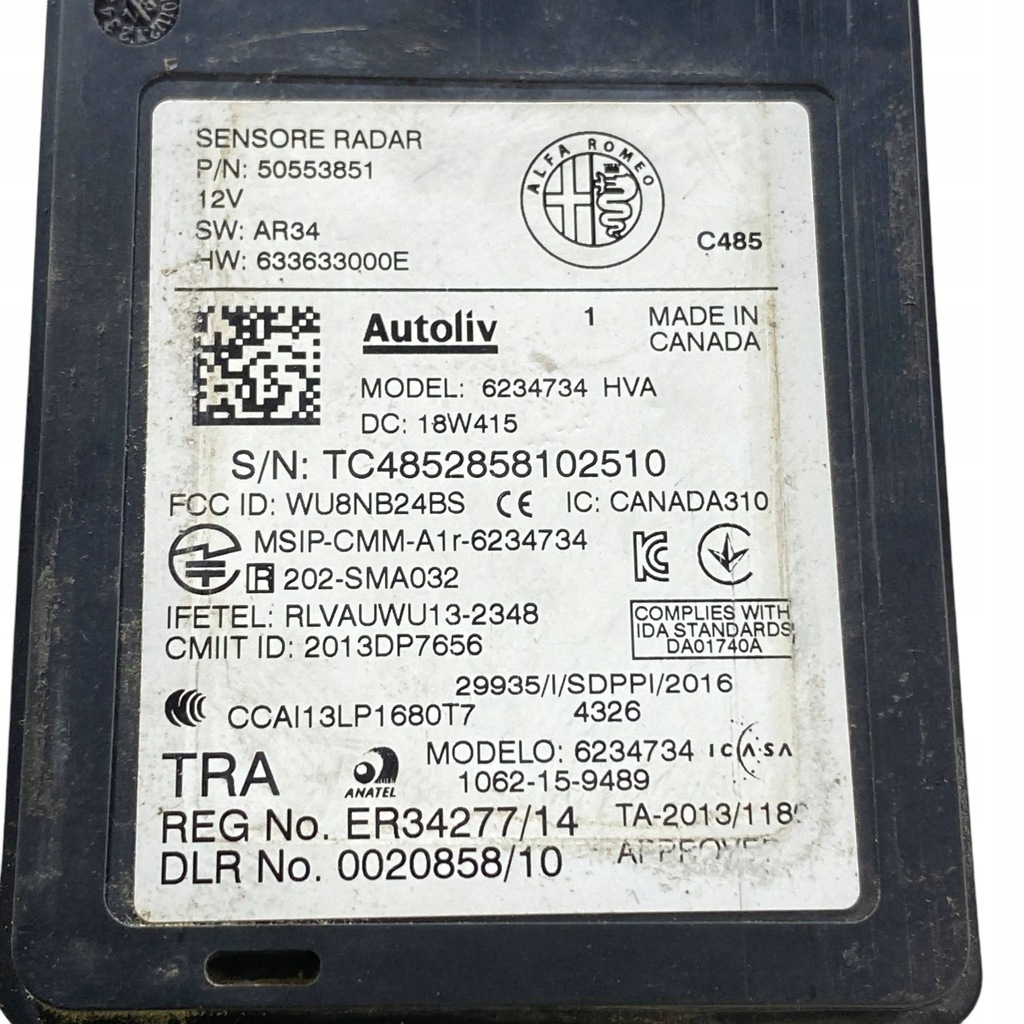 фото №8, Alfa romeo stelvio 2019 правая сторона датчики поперечина движения