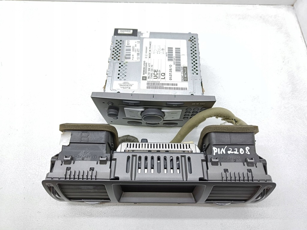 фото №7, Opel signum 2006 панель / радіопрогравач cd/dvd/gps