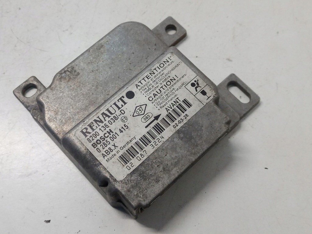 Купити Модуль датчик подушка безпеки renault clio 2 8200136038