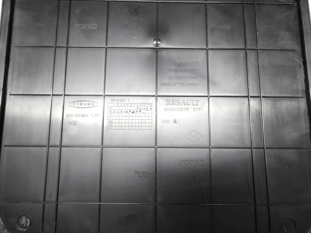 фото №7, Renault scenic iii 09-16 бардачок ящик сиденье задняя 883900001r