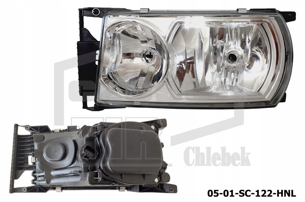 фото №3, Фара scania r/6 лівий регулювання електрична h7/h1^ 1949896