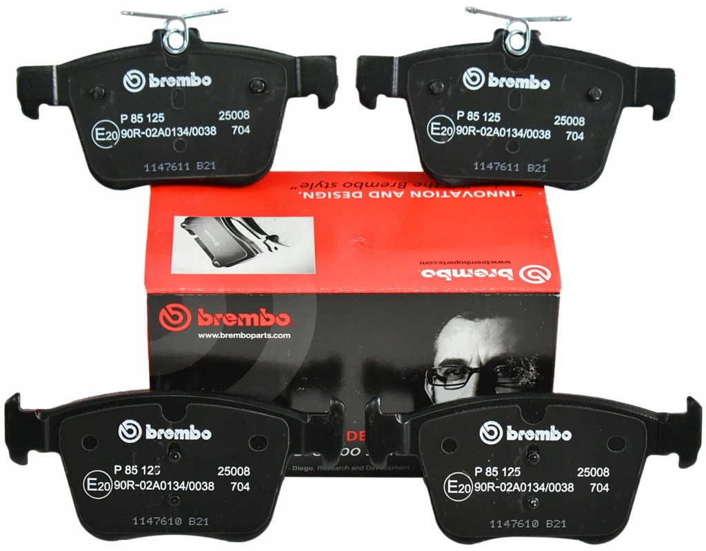 фото №1, Brembo p85125 тормозные колодки тормозные задняя skoda karoq vw golf vii t-roc touran 5t1