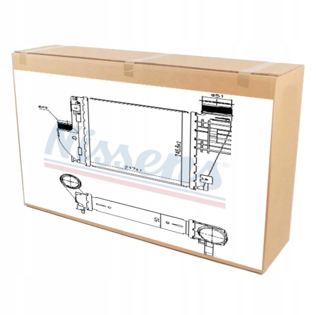 Купить Интеркулер радиатор воздуха nissens к peugeot 308 2 2.0