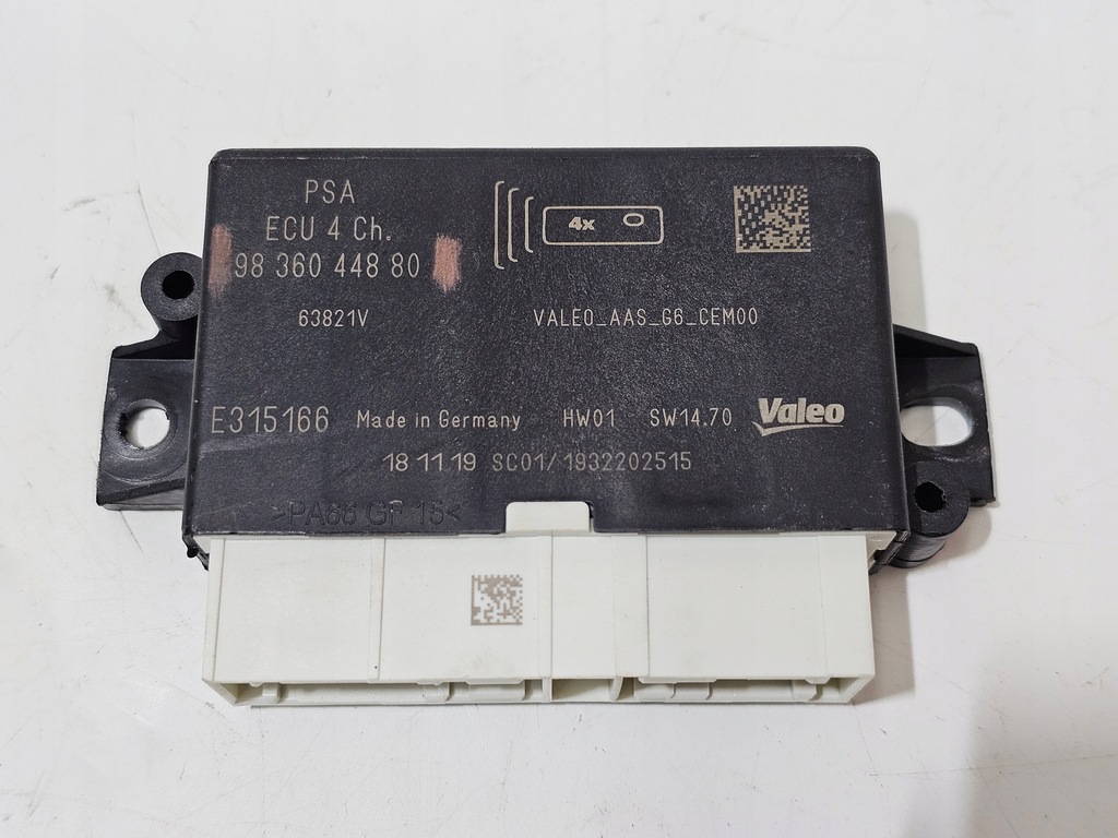 фото №1, Модуль датчиків pdc combo e berlingo iv partner iv #6778