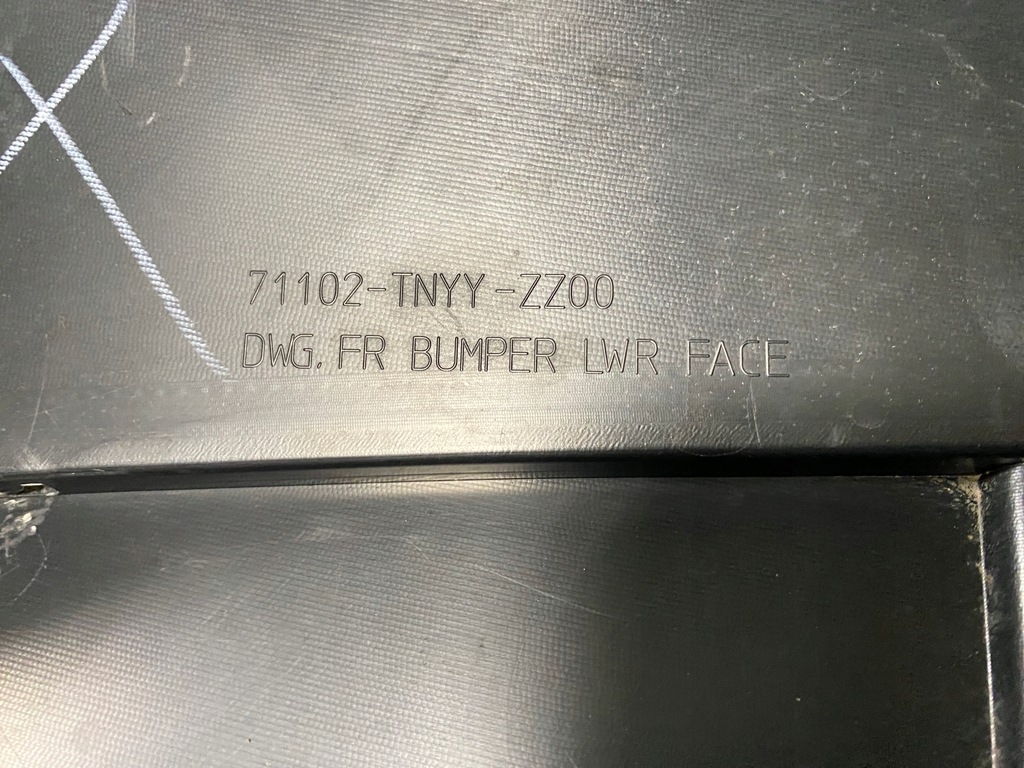 фото №12, Накладка-спойлер спойлер нижній бампера перед honda crv cr-v 5 v 18-