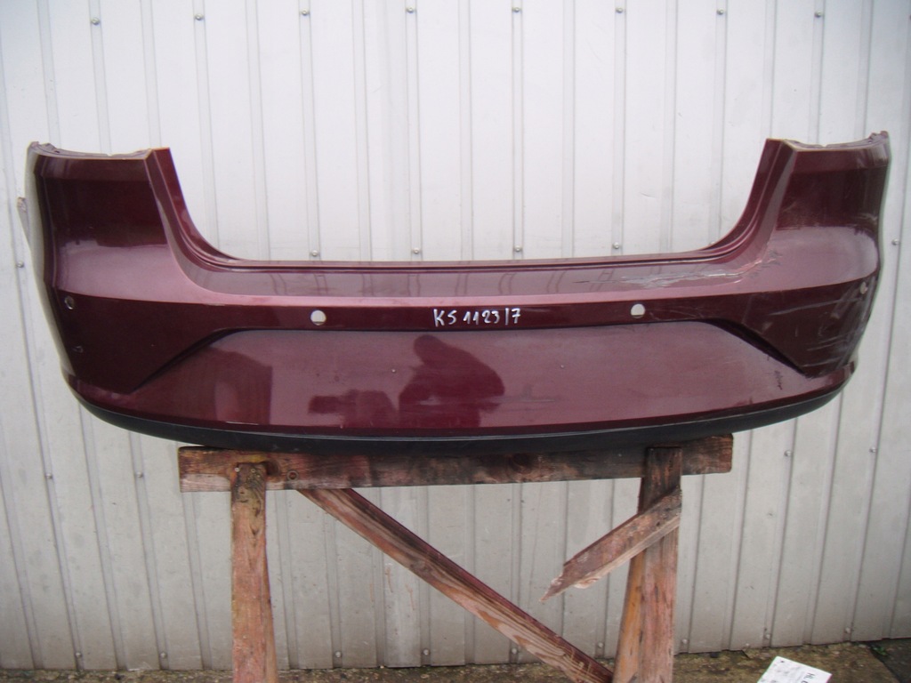 фото №1, Seat toledo 4 iv 2012-2018 бампер задняя + отверстия pdc