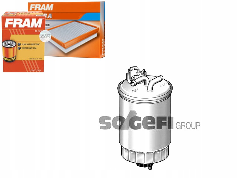 фото №1, Fram фильтр топлива seat cordoba 1.9 tdi 6l2