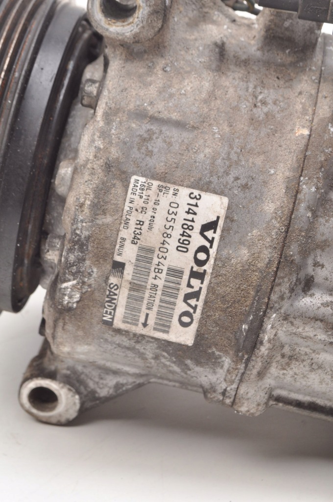 фото №6, S60 ii v60 xc60 i s80 ii v70 iii 2.4 d5 d3 компрессор кондиционера 31418490
