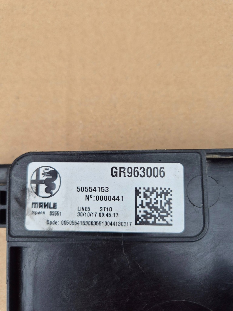 фото №10, Alfa romeo stelvio giulia 2.0 16- вентилятор радіатора gr963006