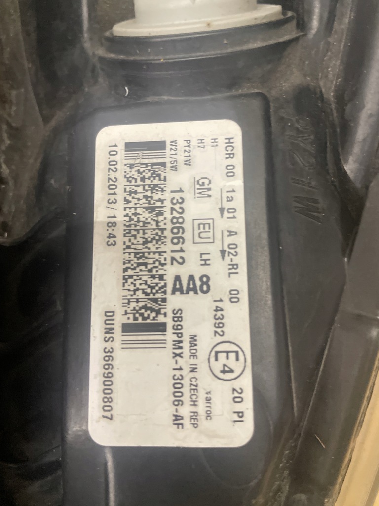 фото №5, Фара правий opel meriva europa