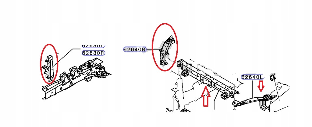 фото №6, Eclipse cross 21 - усилитель перед pas накладки на фары